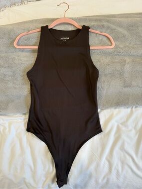 Brown Tank One-Piece Bodysuit